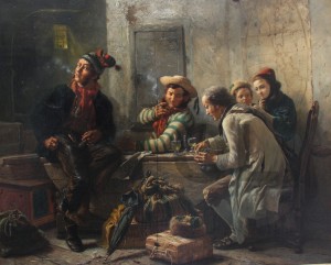 Carl-Wilhelm Hübner (1814-1879), Die Auswanderer, 1862