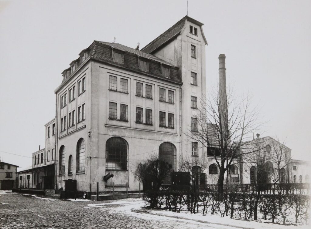 Außenansicht des Sudhauses der Brauerei Ostmark