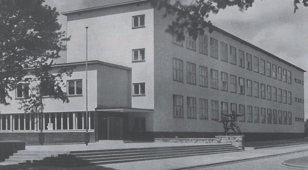 Haupteingang Handelshochschule 1930er Jahre - Handelshochschule Königsberg