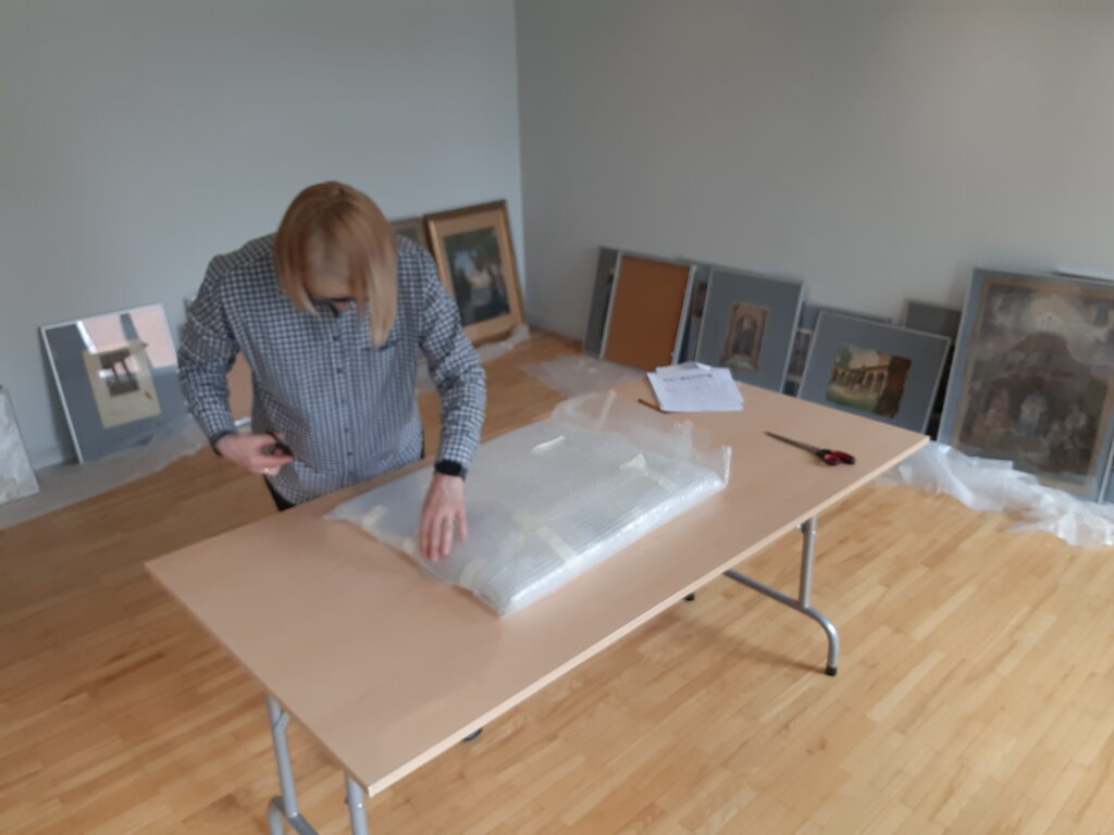 Vorbereitungen zur Ausstellung © Ostpreußisches Landesmuseum