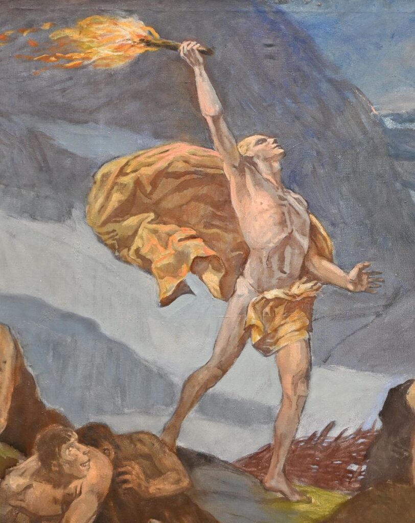 Richard Pfeiffer, Prometheus, um 1920 (Detail) © Ostpreußisches Landesmuseum